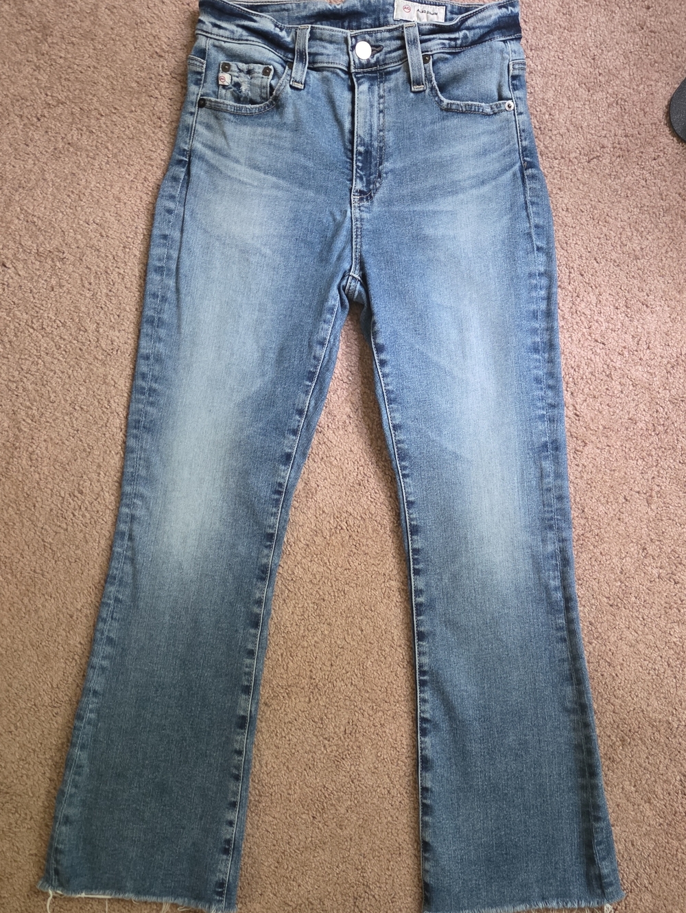 *Like New* AG-ED DENIM Crop Flare Jeans - Washed Once